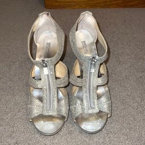 Michael Kors Silver Heels